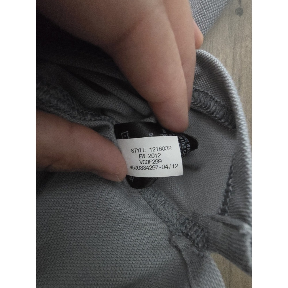 Under Armour XL Polo‎ Shirt Gray Loose Fit Short Sleeve Casual Mens - Picture 7 of 8